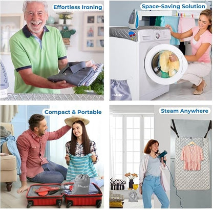 Premium Ironing Mat Heat Resistant Silicone Iron Rest Non Slip Magnetic - Image 4