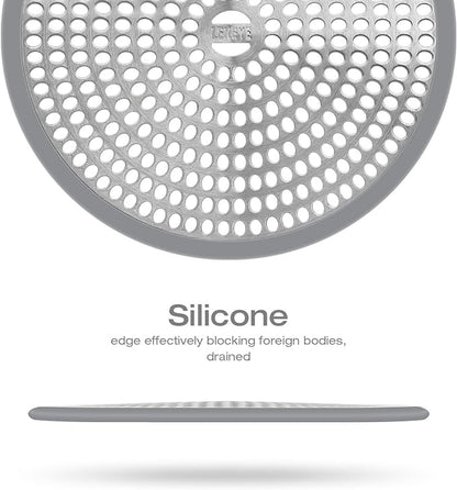 LEKEYE Shower Drain Hair Catcher/Strainer/Stainless Steel and Silicone - Image 4
