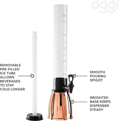 OGGI Beer Tower 3L/100oz - Image 4
