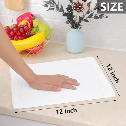 Homaxy 100% Cotton Waffle Weave Kitchen Dish Cloths, Ultra Soft Absorbent Quick - Image 5