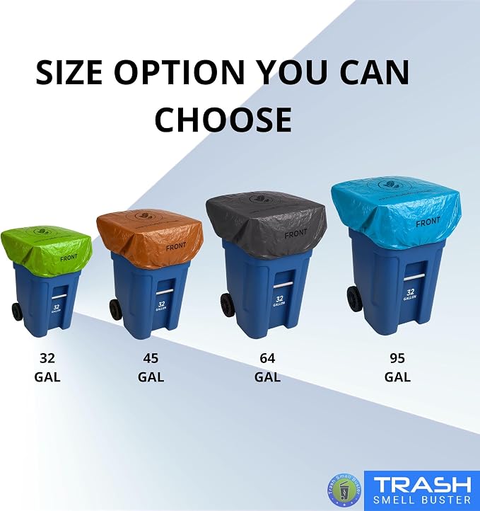 Outdoor Trash Can Cover Odor Eliminating Bag - Image 6