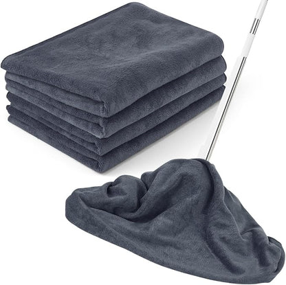 4 Pack Extra Large Microfiber Cleaning Cloths 20"x30", Lint-Free Reusable Towels by Unknown