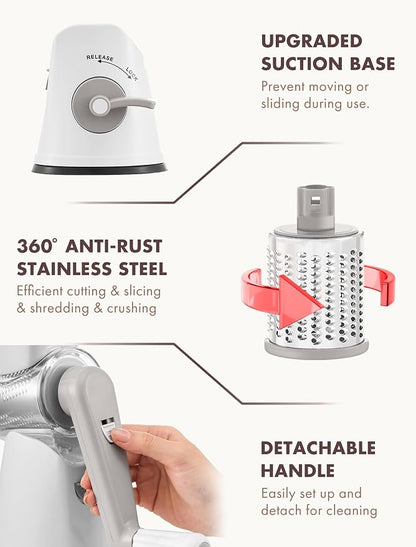 GDL Rotary Cheese Grater Hand Crank - Image 6