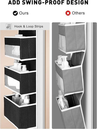Yecaye 6-Tier Over The Door Storage Organizer, Flexible 1 Split into 2 - Image 3