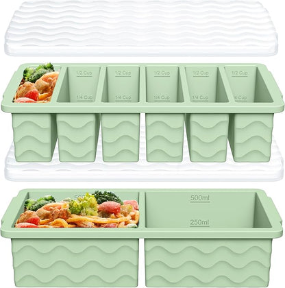 2-Pack Silicone Freezer Trays by Doasuwish