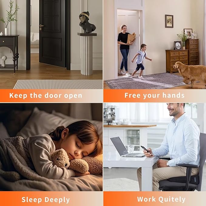Bak Bo Magnetic Door Stoppers 1 Pack Bottom of Door Holder Keep Door Open No - Image 6