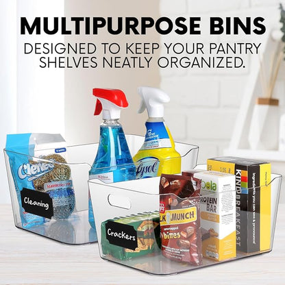 Plastic Clear Storage Bins - Image 3
