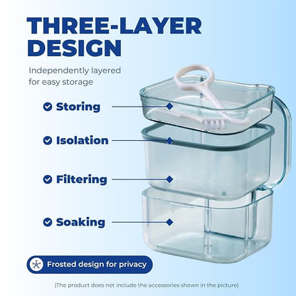 Retainer Case Denture Bath Case, Retainer Cleaner Case - Image 5