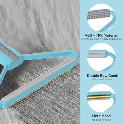 Lint Remover, Pet Hair Remover, Dog Cat Hair Remover, Carpet Rake - Image 4