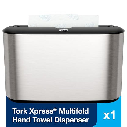 Tork Xpress Paper Towel Dispenser and Tork Multifold Hand Towel Natural H2 - Image 3