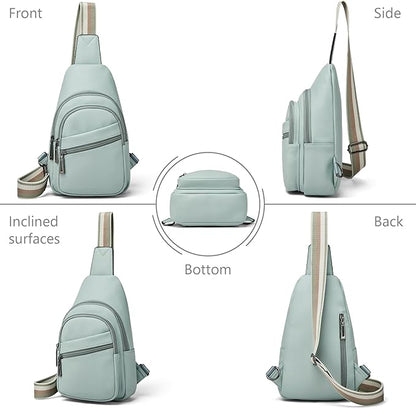 Sling Bag Crossbody Bags for Women Small Cross Body Bag Fanny Packs Chest Sling Purse for Daily Travel Leisure Sport