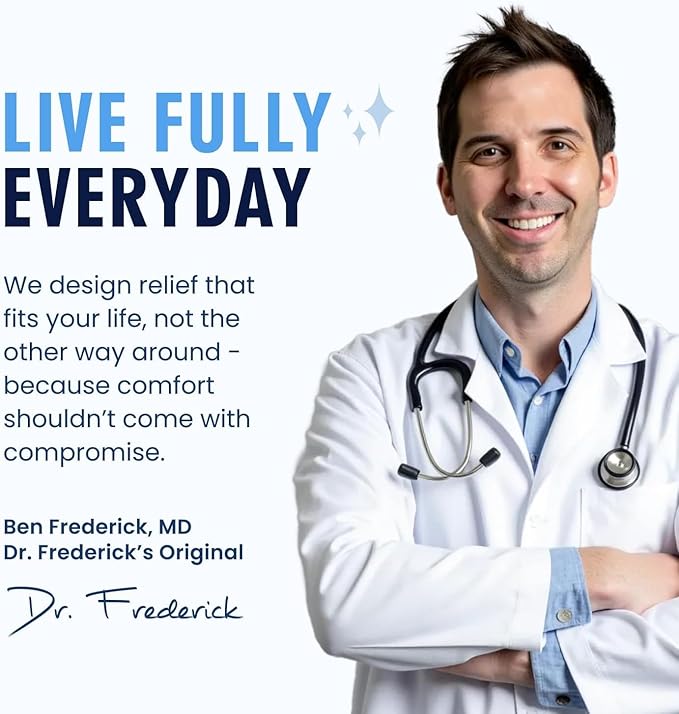 Dr. Frederick's Original Better Blister Bandages - 10 ct - Water-Resistant - 40% More Cushioning - Hydrocolloid Pads for Foot & Toe Protection & Recovery - Blister Relief Pads - Toe Pack