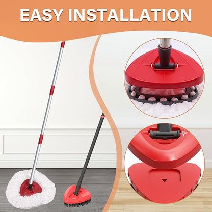 Spin Mop Head Replacement for O Cedar EasyWring 1-Tank System, 2 Mop Replace - Image 4