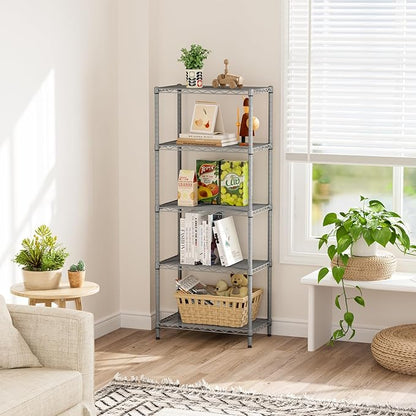 SINGAYE 5 Tier Storage Garage Shelving Units Heavy Duty Wire Shelves Pantry - Image 2