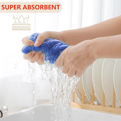 Homaxy 100% Cotton Waffle Weave Kitchen Dish Cloths, Ultra Soft Absorbent Quick - Image 3