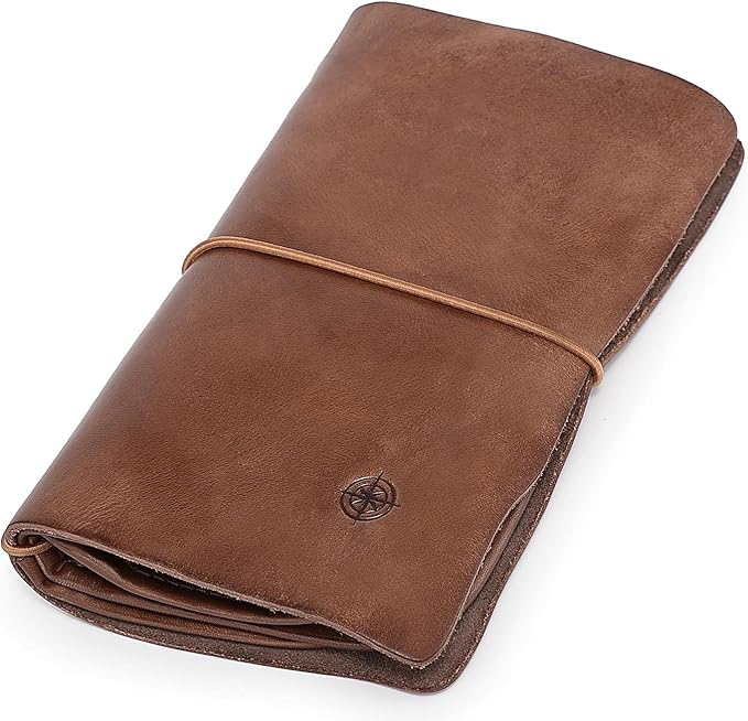 Genuine Leather Nomad Organizer Travel Wallet | Women's Wallet Clutch Passport Holder