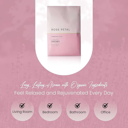 Expressive Scented Fresh Scent Pouches – Perfect Rose Petal Air Freshener – - Image 4