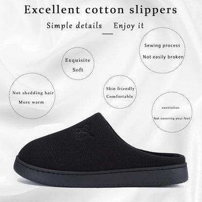 Memory Foam Slippers for Women's and Men's Casual House Shoes - Image 4