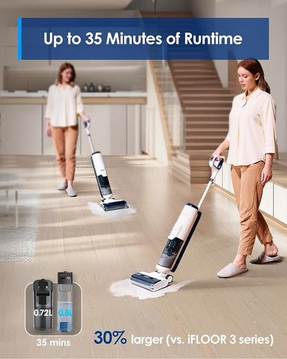 Tineco iFLOOR 5 Breeze Complete Wet Dry Vacuum Cordless Floor Washer, One-Step - Image 7