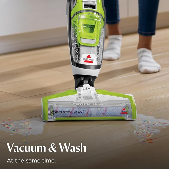 BISSELL Crosswave Turbo Vacuum Mop All in One Wet and Dry Vac Combo Hard Floor - Image 2