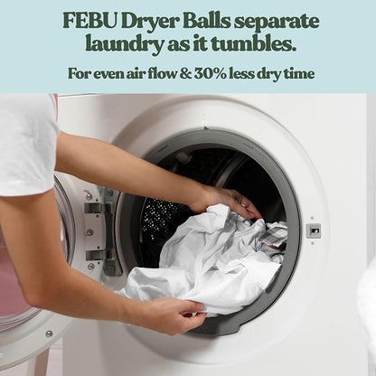 FEBU Wool Dryer Balls, XL | 100% New Zealand Wool | Natural, Reusable Fabric - Image 7
