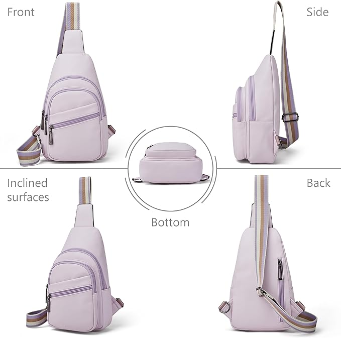 Sling Bag Crossbody Bags for Women Small Cross Body Bag Fanny Packs Chest Sling Purse for Daily Travel Leisure Sport