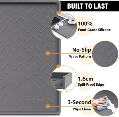 TigeJoy 31" x 22" Under Sink Mats - Image 4