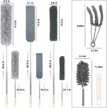 10 PCS Microfiber Feather Duster Kit, Dusters - Image 2