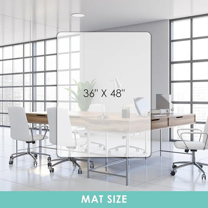 Vicwe Office Chair Mat for Hard Floor, Easy Glide for Chairs - Image 7