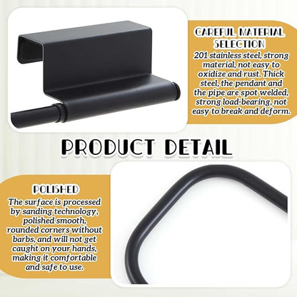 Yaocom 12.4 Inches Cabinet Door Paper Towel Holder Camper Under Sink No - Image 5