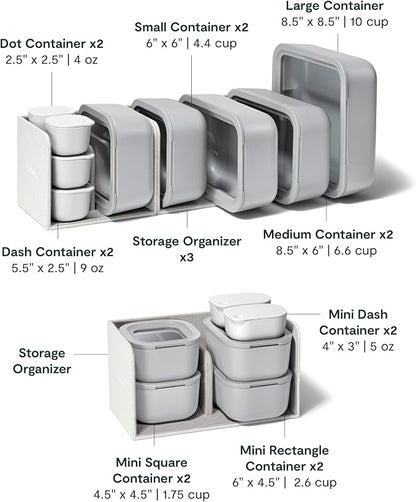Caraway 25pc Glass Food Storage Set - Image 3