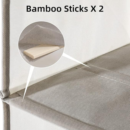 2 Packs Hanging Closet Organizer Storage, 3-Shelf Hanging Shelves - Image 5