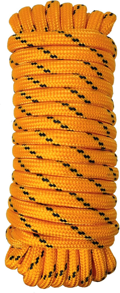 Diamond Braided Polypropylene Rope Nylon Rope Mix Thick Heavy Duty Ropes 1/2 by GIAHAND