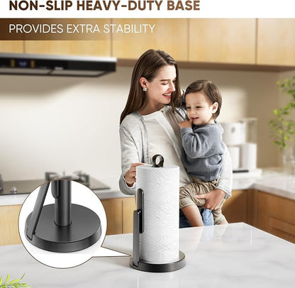theaoo Heavy-Duty Stainless Steel Paper Towel Holder - Image 8