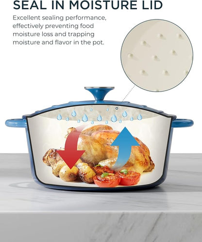 Enameled Cast Iron Dutch Oven - Image 3