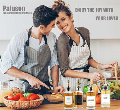 Pafusen 6 Pack Auto Flip Olive Oil Dispenser, Liquor Pour Spout, Oil Dispenser - Image 6