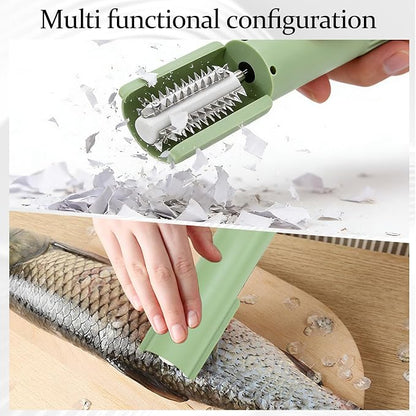 STHF 5X Faster Electric Coconut Grater & Fish Descaler, Anti-Splash Guard - Image 5