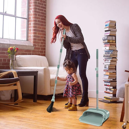 kelamayi Upgrade Broom and Dustpan Set, Large Size and - Image 7