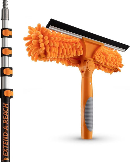 5-18 ft Window Washing Kit // Window Cleaning Tool & Window Washer Squeegee by EXTEND-A-REACH