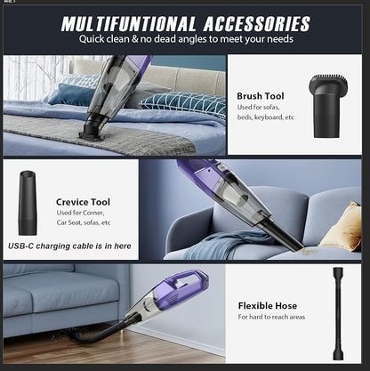 Handheld Vacuum Cordless – Car Vac Portable - Image 4
