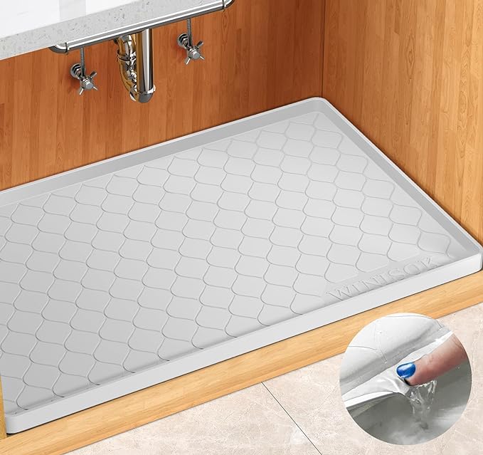 Winisok Silicone Under Sink Mat 22" x 19", kitchen Essentials and Gadgets by Winisok