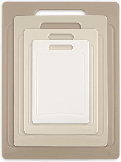 COOK WITH COLOR Non-Slip Cutting Board Set – Kitchen Essentials with Easy Grip - Image 7