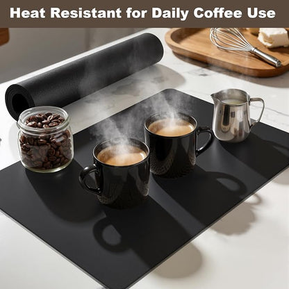 Coffee Mat, Absorbent Dish Drying Mat - Image 6