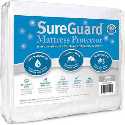 SureGuard Queen Size Mattress Protector by SureGuardMattressProtectors