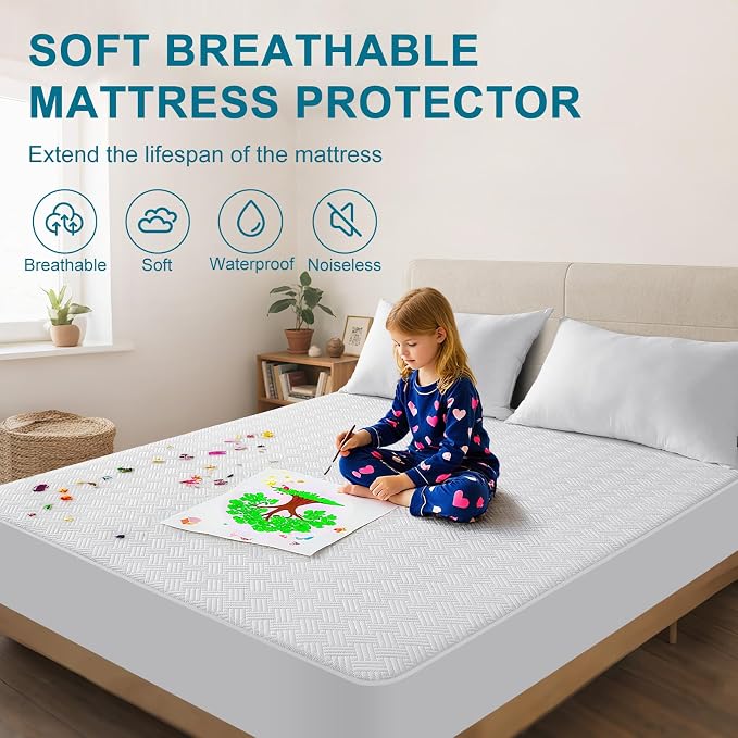 Waterproof Mattress Protector California King Size - Image 3