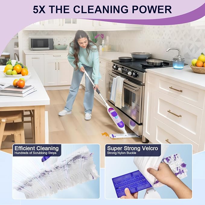 32 Pcs 5X Cleaning Power Mop Refills - Image 3