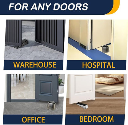 Strongest Door Stopper for Bottom of Door, Heavy Duty Door Stop Wedge Made of - Image 3