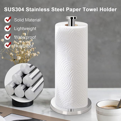 NearMoon Standing Paper Towel Holder, Kitchen Paper Towel Tissue Holder- - Image 3