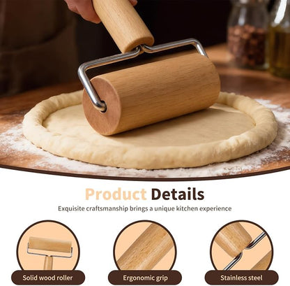 Small Wooden Rolling Pin for Dough Mini Dough Roller - Image 5