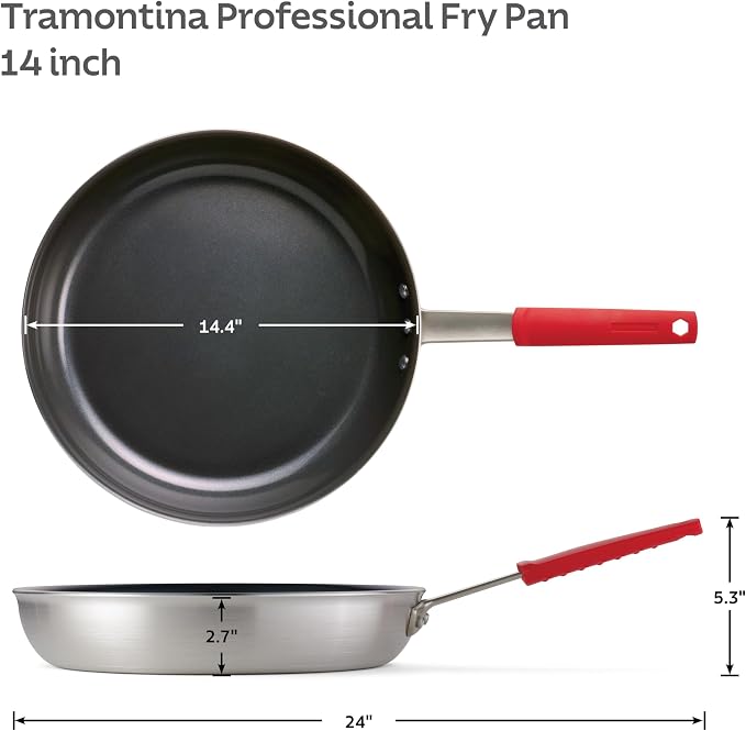 Tramontina Professional 14-Inch Ceramic Non Stick Extra Large Frying Pan - Image 5